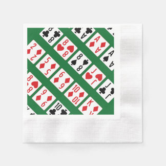 Serviette En Papier Classement des mains de poker avec visuels