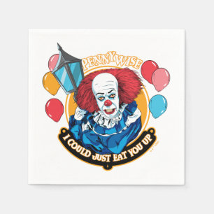 Serviette En Papier Classic Pennywise - Je Pourrais Juste Vous Manger 