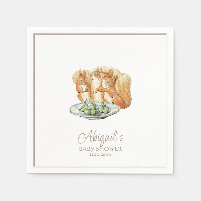 Serviette En Papier Classic Peter le lapin Beatrix Potter Baby (Devant)