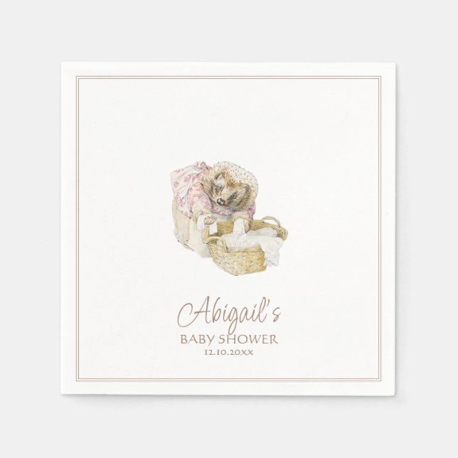 Serviette En Papier Classic Pierre le Baby shower lapin (Devant)