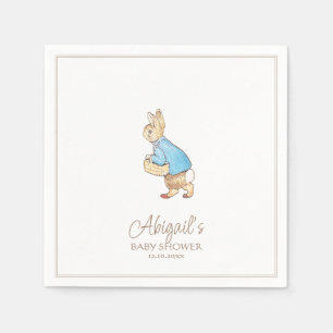 Serviette En Papier Classic Pierre le Baby shower lapin