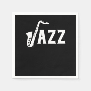 Serviette En Papier Classic Saxophone Music Jazz Band Lovers Gifts