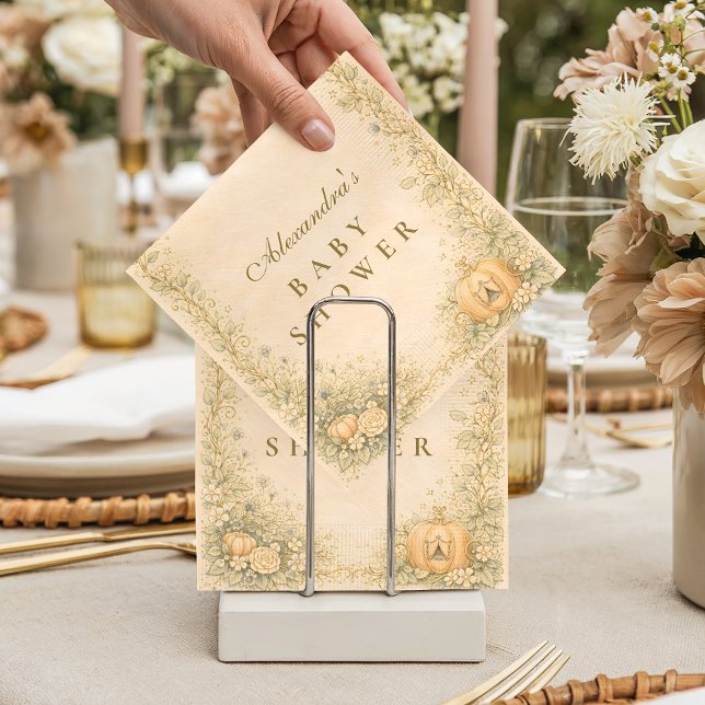 Serviette En Papier Classic Storybook Elegance Baby Shower (Créateur téléchargé)