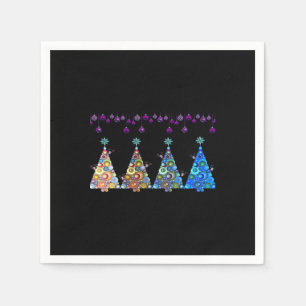 Serviette En Papier Classique Peekaboo Reindeer
