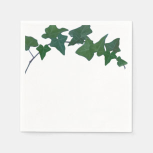Serviette En Papier Classique Vert Anglais Ivy