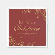 Classy Gold Red Calligraphy