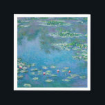 Serviette En Papier Claude Monet<br><div class="desc">Nymphéas - Claude Monet,  Huile sur toile,  1906</div>