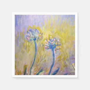 Serviette En Papier Claude Monet - Agapanthus