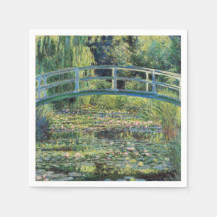 Serviette En Papier Claude Monet - Bassin aux Nymphéas & Pont Japonais