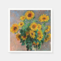 Claude Monet - Bouquet de tournesols