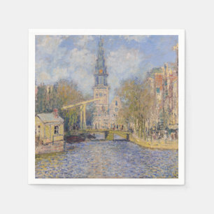 Serviette En Papier Claude Monet - La Zuiderkerk, Amsterdam