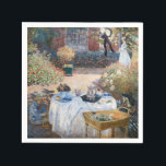 Serviette En Papier Claude Monet - Le déjeuner, panneau décoratif<br><div class="desc">Le déjeuner,  panneau décoratif / Le dejeuner,  panneau décoratif - Claude Monet,  1873</div>
