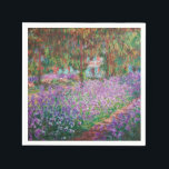 Serviette En Papier Claude Monet - Le jardin de l'artiste à Giverny<br><div class="desc">Jardin de l'artiste à Giverny / Le Jardin de l'artiste a Giverny - Claude Monet,  1900</div>