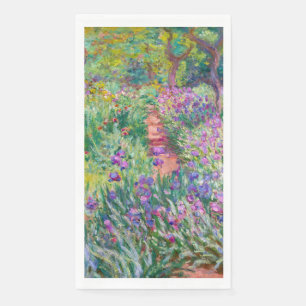 Serviette En Papier Claude Monet - Le jardin d'Iris à Giverny