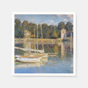 Serviette En Papier Claude Monet - Le pont Argenteuil