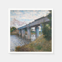 Claude Monet - Le pont ferroviaire à Argenteuil