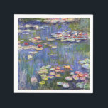 Serviette En Papier Claude Monet - Nymphéas / Nymphéas<br><div class="desc">Nymphéas / Nymphéas - Claude Monet,  1916</div>