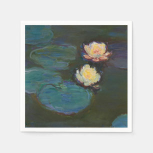 Serviette En Papier Claude Monet Nymphéas Peinture à l'huile Impressio