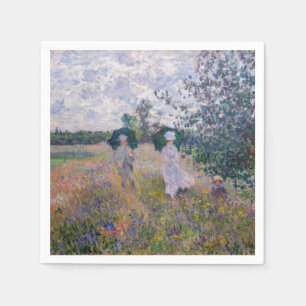Serviette En Papier Claude Monet - Promenade près d'Argenteuil