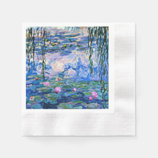 Serviette En Papier Claude Monet - Water Lilies, 1919,