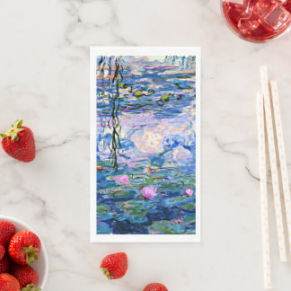Serviette En Papier Claude Monet - Water Lilies, 1919,