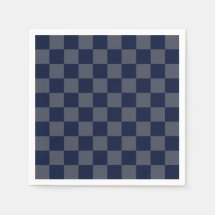 Serviette En Papier Clavier bleu marine