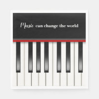 Clavier de piano avec citation de musique