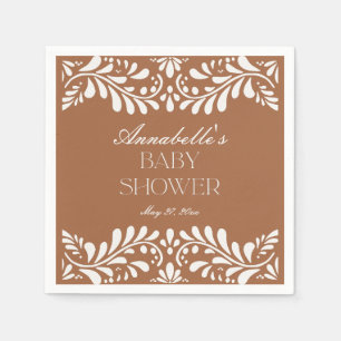 Serviette En Papier Clay Talavera Carreaux Espagne Baby shower Fiesta