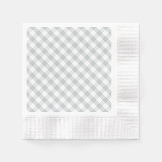 Serviette En Papier Cliquez sur Personnaliser pour modifier Gris en co (Devant)
