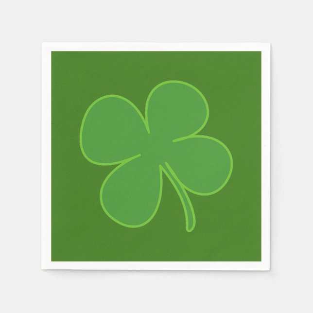 Serviette En Papier Clover (Devant)