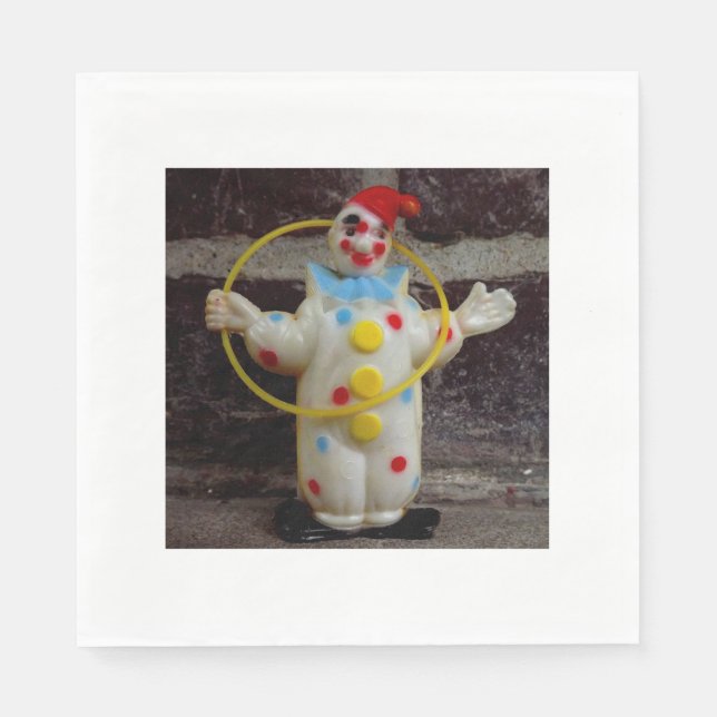 Serviette En Papier Clown (Devant)