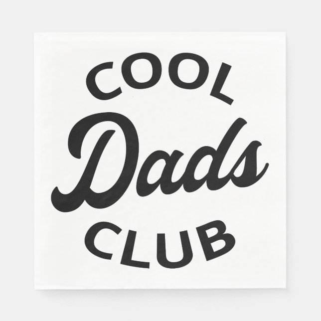 Serviette En Papier Club cool Dads I (Devant)