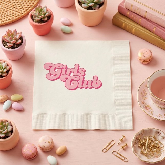 Serviette En Papier Club de filles (Créateur téléchargé)
