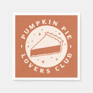 Serviette En Papier Club des amateurs de tartes citrouilles