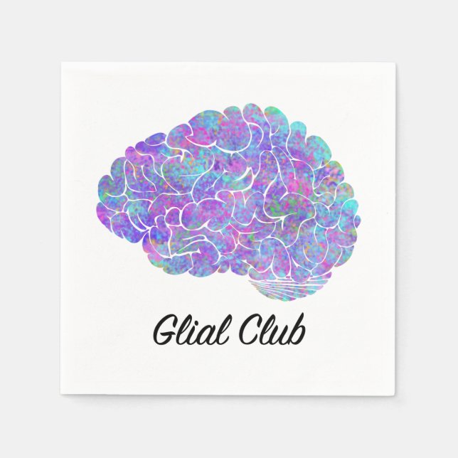 Serviette En Papier Club Glial (Devant)