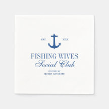 Club social des épouses de pêche personnalisé