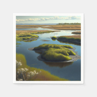 Serviette En Papier Coastal tranquillité