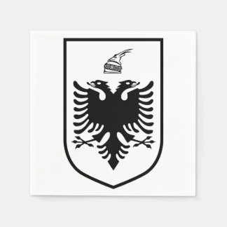 Serviette En Papier Coat of arms of Albania 