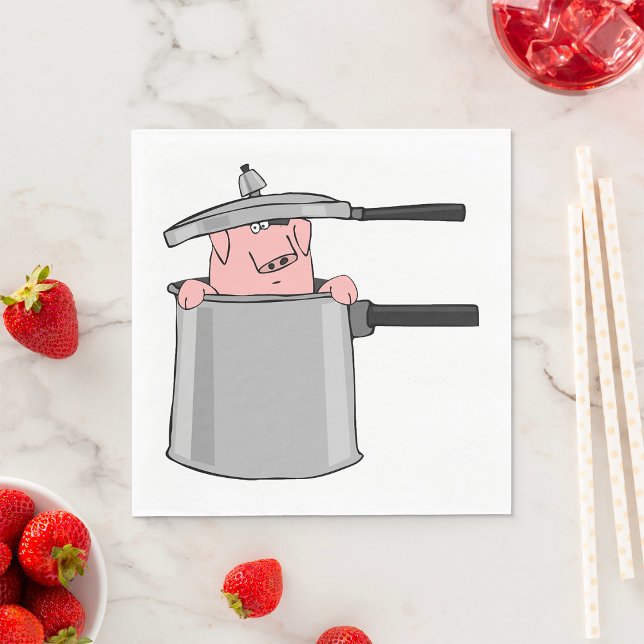 Serviette En Papier Cochon Dans Un Pot (Créateur téléchargé)