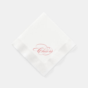 Serviette En Papier Cockail Napkin : Bravo ! Napkins mariage