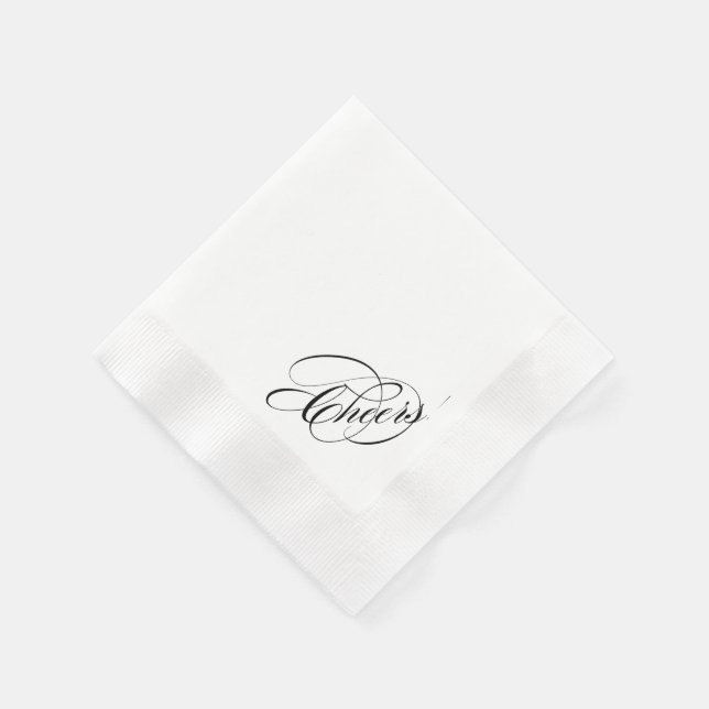 Serviette En Papier Cockail Napkin : Bravo ! Napkins mariage (Coin)