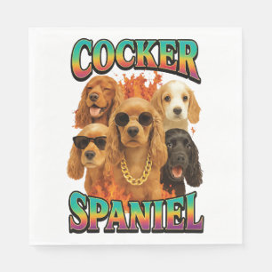 Serviette En Papier Cocker Spaniel