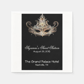 Serviette En Papier Cocktail à base de boules Masquerade