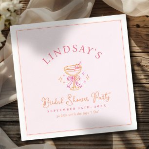 Serviette En Papier Cocktail Baby Shower