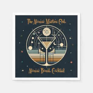 Serviette En Papier Cocktail bombe atomique du Martini Club