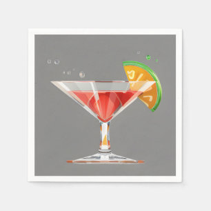 Serviette En Papier Cocktail classique