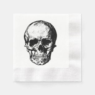 Serviette En Papier Cocktail crâne Napkin