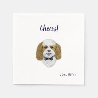 Serviette En Papier Cocktail de chien serviettes