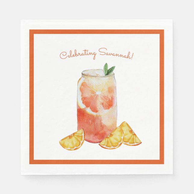 Serviette En Papier Cocktail Fête des mariées en verre Anniversaire Pa (Devant)