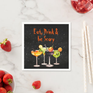 Serviette En Papier Cocktail Halloween
